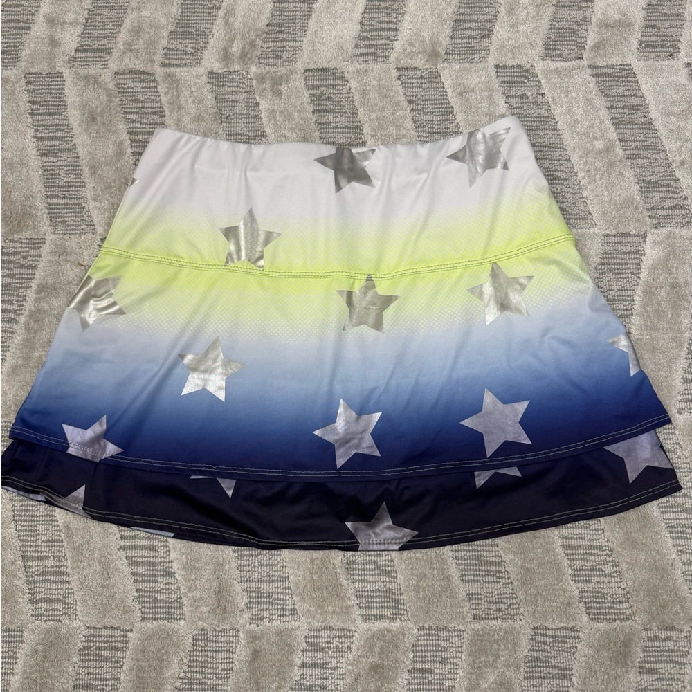 Lucky in love Gradient Star Skirt - Blue and Silver